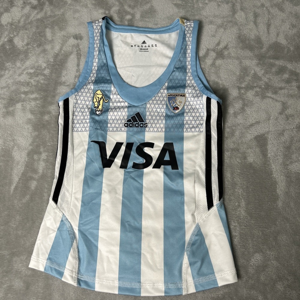 Adidas Argentina Kids Jersey Small Blue White